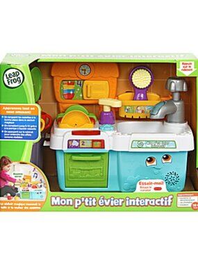 Leapfrog Scrub 'n Play Smart Sink  (French Version) For 18 Months New in Box